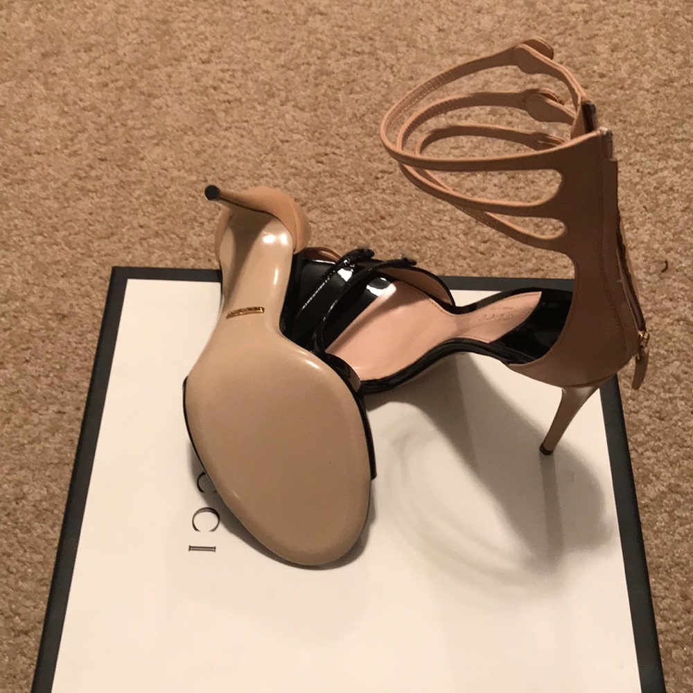 Leather upper vernice crystal/Malaga Gucci Heels - Picture 4 of 4